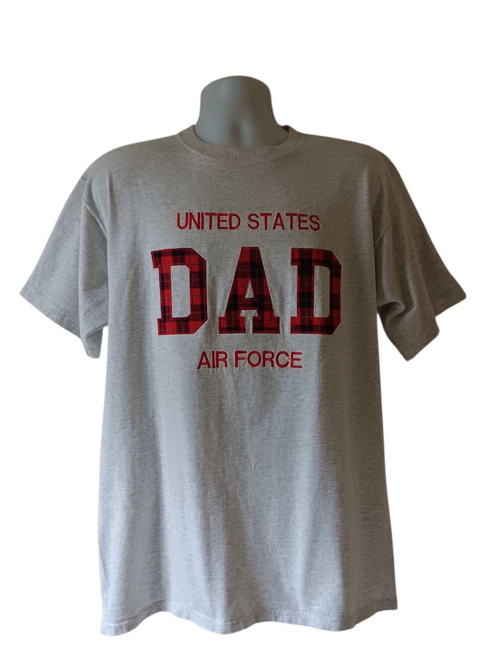 United States Air Force Dad men's gray short-sleeve graphic t-shirt size L